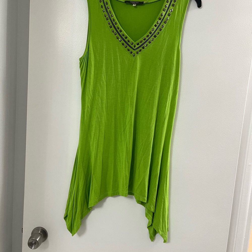 Essentials by Milano Women's Green Top